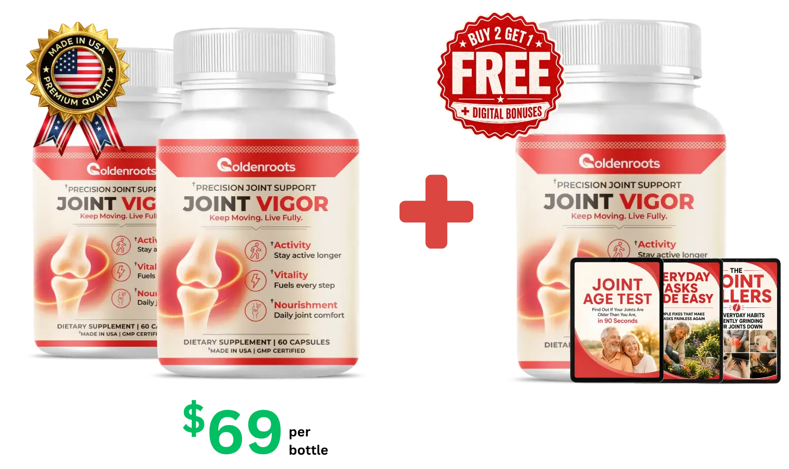 Joint Vigor — Buy 2 Get 1 Free